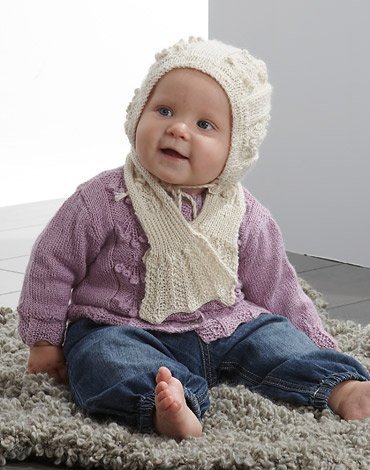 Patron de tricot - Pull, cardigan, bonnet et charpe tricots structurs