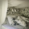 Image client Toile d'écran - Blanc cassé/Blanchi - 145 cm