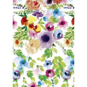 Toile cirée Fleurs aquarelles Toile cirée Fleurs aquarelles