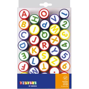 Timbres - lettres et chiffres - 35 pcs Timbres - lettres et chiffres - 35 pcs