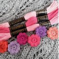 Image client Fil � broder / fil moulin - rose & violet