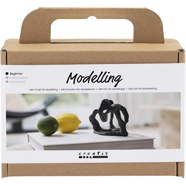 Mini Kit DIY Modelage, noir, Sculpture