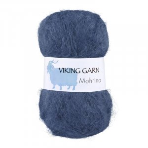 Fil Viking Mohrino 50g - Bleu jean (527) Fil Viking Mohrino 50g - Bleu jean (527)