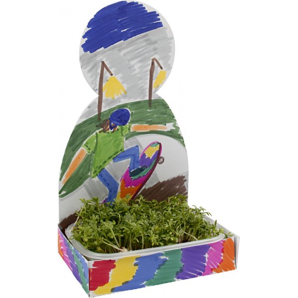 Boîtes de chambre de bébé en forme de figurine - blanches - 6 pcs Boîtes de chambre de bébé en forme de figurine - blanches - 6 pcs