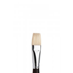 Brosse en poils de sanglier W&N Azanta Black Flat Short Brosse en poils de sanglier W&N Azanta Black Flat Short