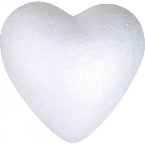 Coeur en polystyrne 10 cm