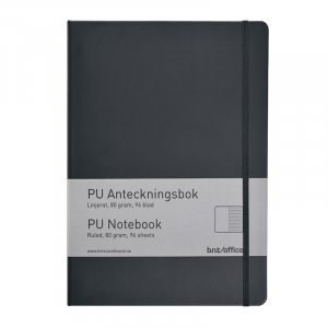 Carnet Ligné PU Noir Carnet Ligné PU Noir