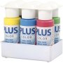 Peinture Plus Color Hobby - couleurs primaires - 6 x 60 ml