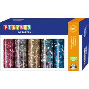 Colle à confettis - 6 x 110 g Colle à confettis - 6 x 110 g
