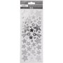 Autocollants - argent - toiles - 10 x 24 cm