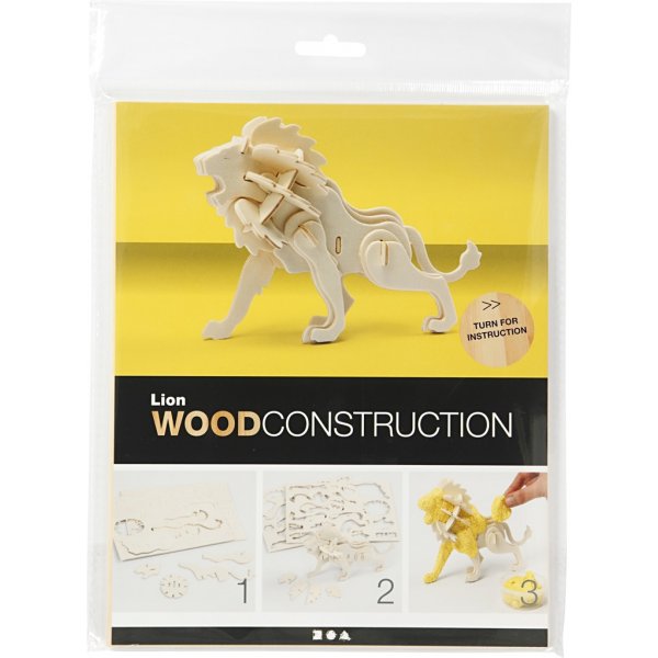 Figurine de construction 3D - lion