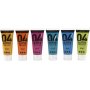 Peinture scolaire - Acrylique - Paillettes - couleurs mlanges - 6 x 20 ml
