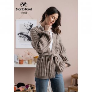 Patron tricot - Cardigan portefeuille avec ceinture Patron tricot - Cardigan portefeuille avec ceinture