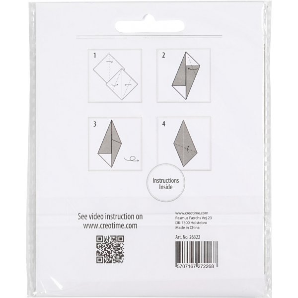 Papier origami - or - 10 x 10 cm - 20 feuilles