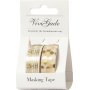 Ruban Washite Vivi Gade - Or - Rang et points - feuille