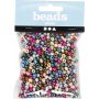 Perles de rocaille - couleurs mtallises - 130 g