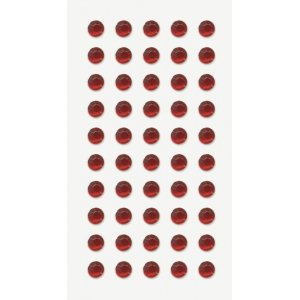 Stickers avec strass - Cercles - rouge Stickers avec strass - Cercles - rouge