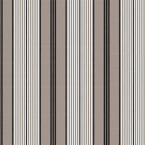 Tissu pour auvent Ravenna - Lin/noir/blanc