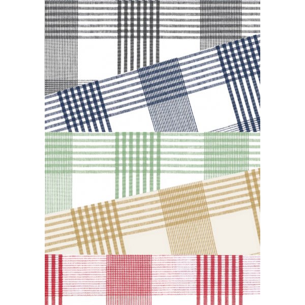Carreaux classiques en tissu cir - N'importe quelle couleur !