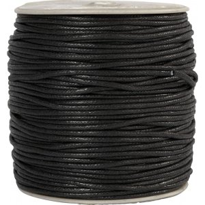 Cordon coton - noir - 100 m - Ø2 mm Cordon coton - noir - 100 m - Ø2 mm