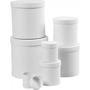 Cendres - blanches - rondes - 7 pcs Cendres - blanches - rondes - 7 pcs