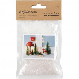 Neige artificielle - Blanche - 50 g Neige artificielle - Blanche - 50 g