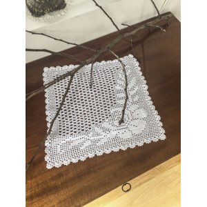 Patron au crochet - Toile au crochet (33x33 cm) Patron au crochet - Toile au crochet (33x33 cm)