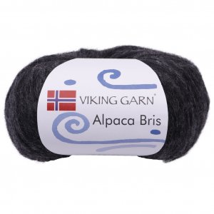 Fil Viking Alpaga Bris 50g - Noir (317) Fil Viking Alpaga Bris 50g - Noir (317)