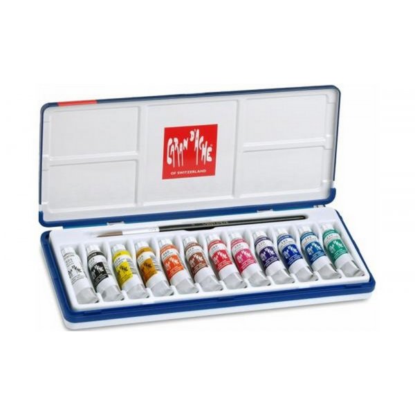 Peinture Gouache Caran d'Ache - tubes 12x10ml