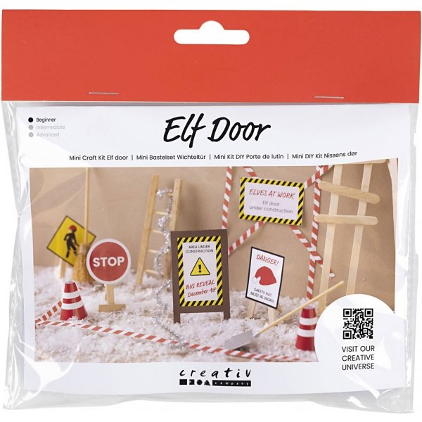 Mini Kit DIY Porte du Père Noël - Travaux en cours Mini Kit DIY Porte du Père Noël - Travaux en cours