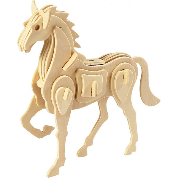 Figurine  construire 3D - Cheval