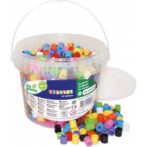 Perles tube XL Go green 10 couleurs mix - 900 pcs Perles tube XL Go green 10 couleurs mix - 900 pcs