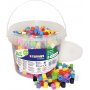Perles tube XL Go green 10 couleurs mix - 900 pcs