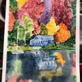 Image client Bloc Aquarelle Collé Pressé à Chaud Arches 300g - A4