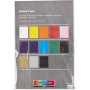 Papier glac - couleurs mlanges - 100 feuilles