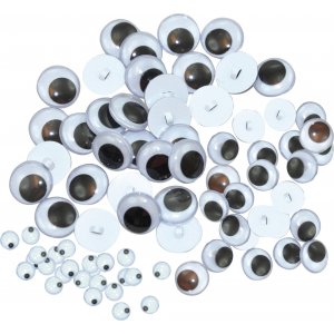 Yeux avec boucles - 150 pcs Yeux avec boucles - 150 pcs