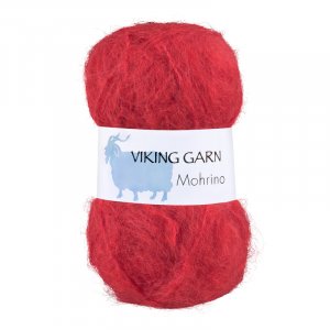 Fil Viking Mohrino 50g - Rouge orange (558) Fil Viking Mohrino 50g - Rouge orange (558)