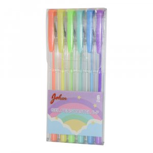 Stylos gel pastel - 6 couleurs Stylos gel pastel - 6 couleurs