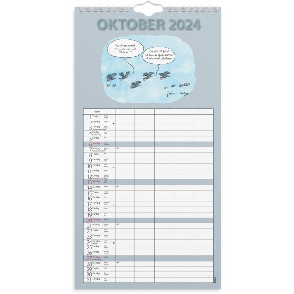 Calendrier familial 24/25 - Amusant Calendrier familial 24/25 - Amusant