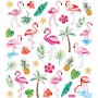 Autocollants - flamant rose