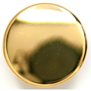 Bouton Rond 1 trou 15 mm 4pcs - Doré Bouton Rond 1 trou 15 mm 4pcs - Doré
