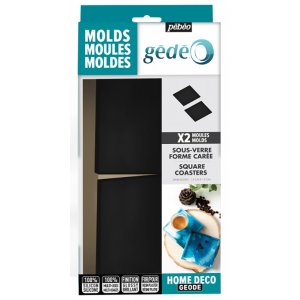 Modelage - Pébéo Gédéo - Moule carré en silicone lot de 2 Modelage - Pébéo Gédéo - Moule carré en silicone lot de 2