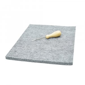 Kit feutre à tricoter 180 x 250 x 10 mm - 2 pièces, feutre + aiguille Kit feutre à tricoter 180 x 250 x 10 mm - 2 pièces, feutre + aiguille