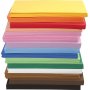 Caoutchouc dcoratif - couleurs mlanges - A4 - 15x10 pcs