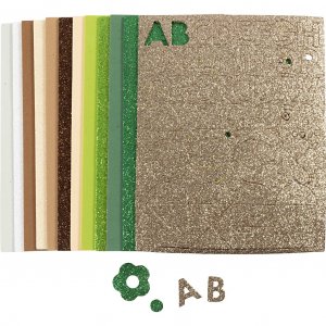 Feuilles décoratives en mousse de caoutchouc souple 14 x 25 cm, 2 mm d'épaisseur, couleurs naturelles, lot de 12. Feuilles décoratives en mousse de caoutchouc souple 14 x 25 cm, 2 mm d'épaisseur, couleurs naturelles, lot de 12.