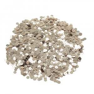 Paillettes, Rondes/Plates 6mm - 1kg Paillettes, Rondes/Plates 6mm - 1kg