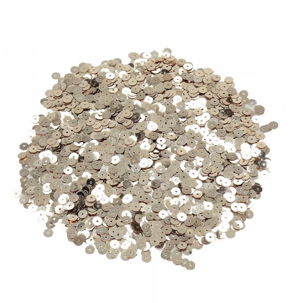 Paillettes, Rondes/Plates 6mm - 1kg