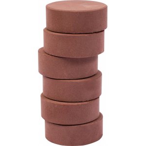 Rondelles de couleur 44 mm - marron - 6 pcs Rondelles de couleur 44 mm - marron - 6 pcs
