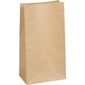 Sac en papier - naturel paquet de 25 Sac en papier - naturel paquet de 25