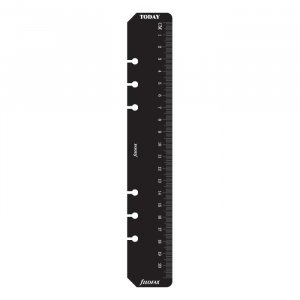 Règle/Marqueur pour Filofax A5 - Noir Règle/Marqueur pour Filofax A5 - Noir